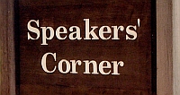 Speaker's corner